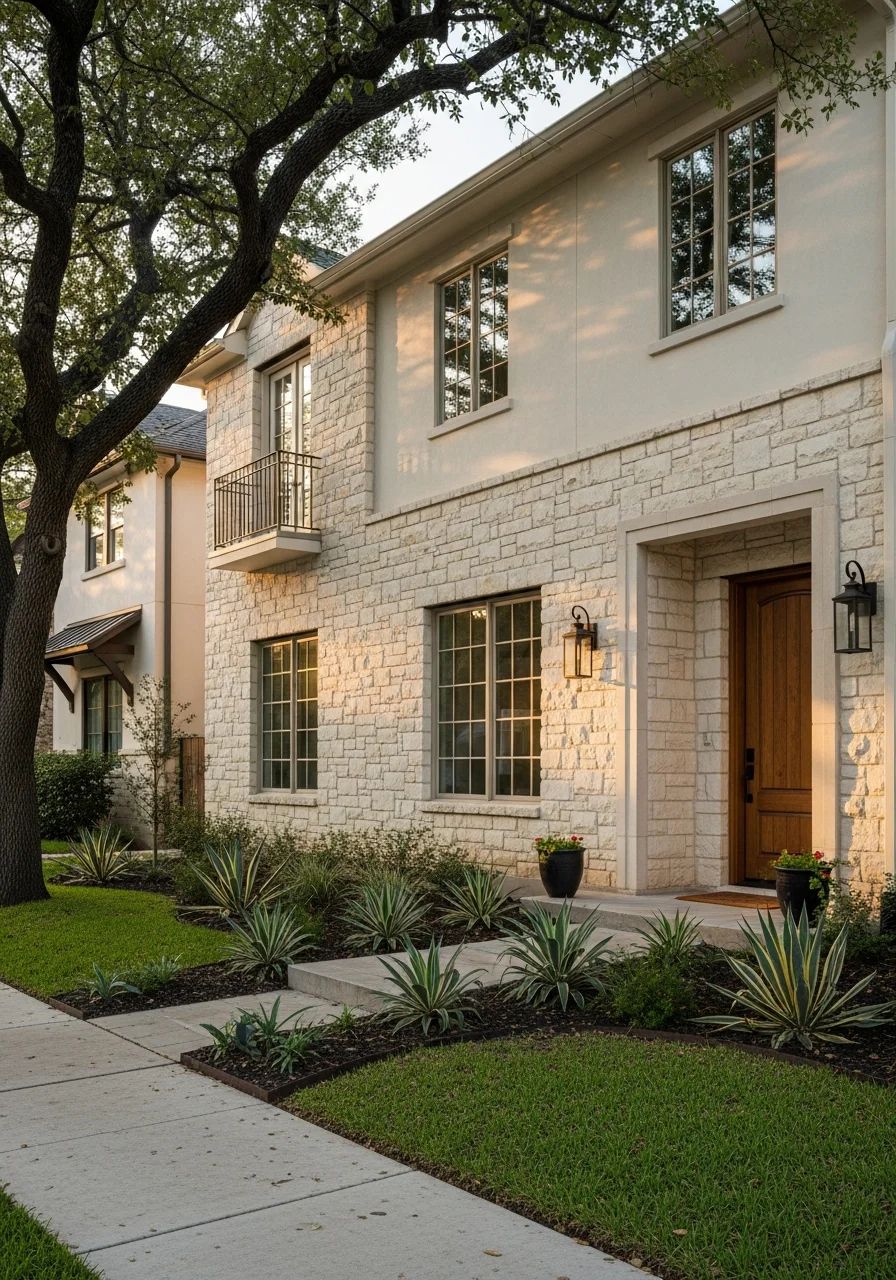 Alamo Heights home exterior showing quality finishes and neighborhood character typical of the community.